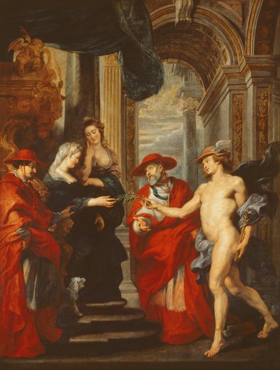 The Medici Cycle: The Treaty of Angouleme 30 April 1619, 1621-5 by Peter Paul Rubens
